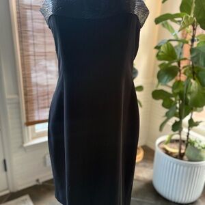 Jones New York  Black Dress with Beading